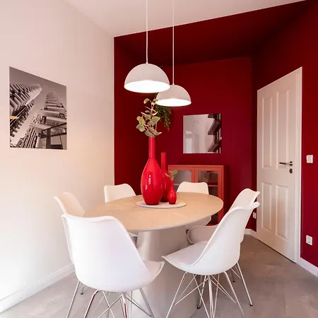 Appartement Milano Red Residenz - Sauna, Nespresso, Netflix & Chill, Messe Chemnitz
