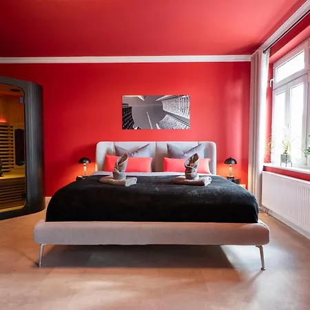 Appartement Milano Red Residenz - Sauna, Nespresso, Netflix & Chill, Messe *