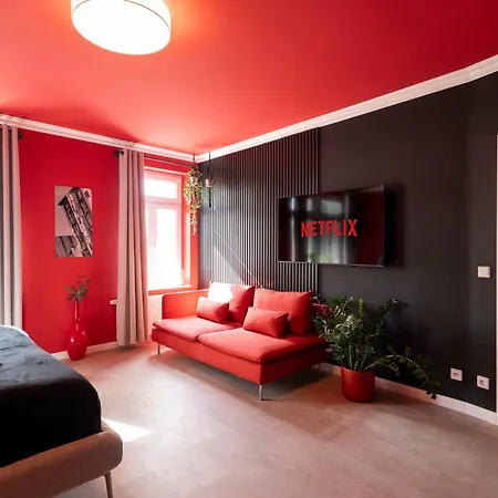 Milano Red Residenz - Sauna, Nespresso, Netflix & Chill, Messe * Chemnitz