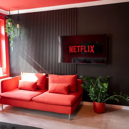 Milano Red Residenz - Sauna, Nespresso, Netflix & Chill, Messe * Chemnitz