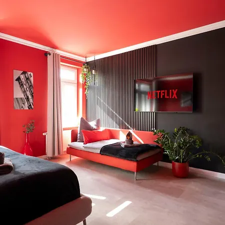 Milano Red Residenz - Sauna, Nespresso, Netflix & Chill, Messe Appartement *