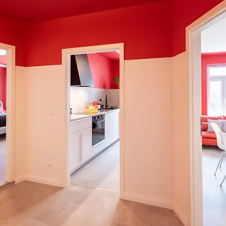 Appartement Milano Red Residenz - Sauna, Nespresso, Netflix & Chill, Messe