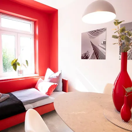 Appartement Milano Red Residenz - Sauna, Nespresso, Netflix & Chill, Messe Chemnitz