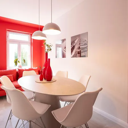 Appartement Milano Red Residenz - Sauna, Nespresso, Netflix & Chill, Messe