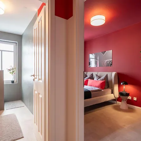 Appartement Milano Red Residenz - Sauna, Nespresso, Netflix & Chill, Messe